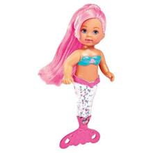Simba 105733482 - Evi Love Glitter Mermaid Doll with Tail Fin, Glittering When Shaking, Only One Item Supplied