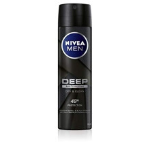 NIVEA MEN DEEP Antiperspirant Deodorant, 6 Pack (6 x 150 ml)