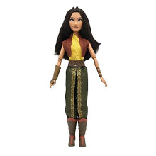 Disney Store Official Princess Classic Doll (Raya), 28 cm, Include Spazzola con Dettagli, Giocattolo Posabile