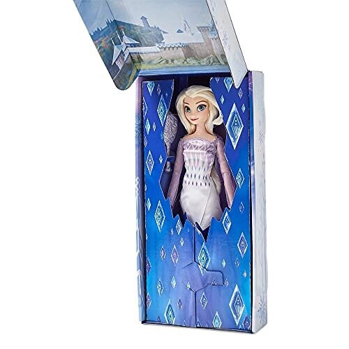 Disney Disney Store Επίσημη Κούκλα Πριγκίπισσας (Έλσα από το Frozen 2), 28 εκ, Περιλαμβάνει Χτένα 1