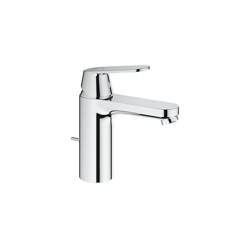 GROHE 2339600E Eurosmart Cosmopolitan Bathroom Tap with Pop-Up Waste Set, Medium High Spout