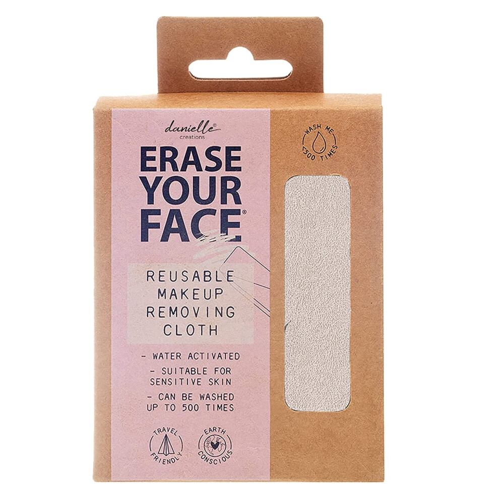 Danielle Creations Reusable Make Up Removing Cloth Nude Eco Friendly Erase Your Face
