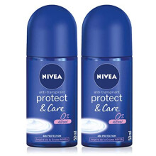 NIVEA Protect & Care Roll-On deodorant 50 ml - Pack of 2