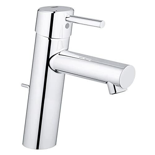 Grohe GROHE 23450001 Concetto Basin Tap with Pop-Up Waste, Medium - Chrome