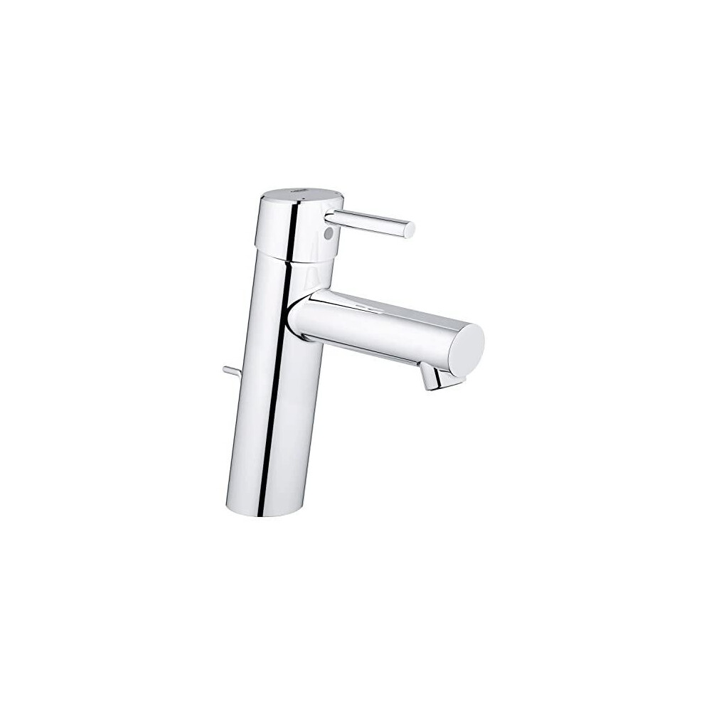 GROHE 23450001 Concetto Basin Tap with Pop-Up Waste, Medium - Chrome