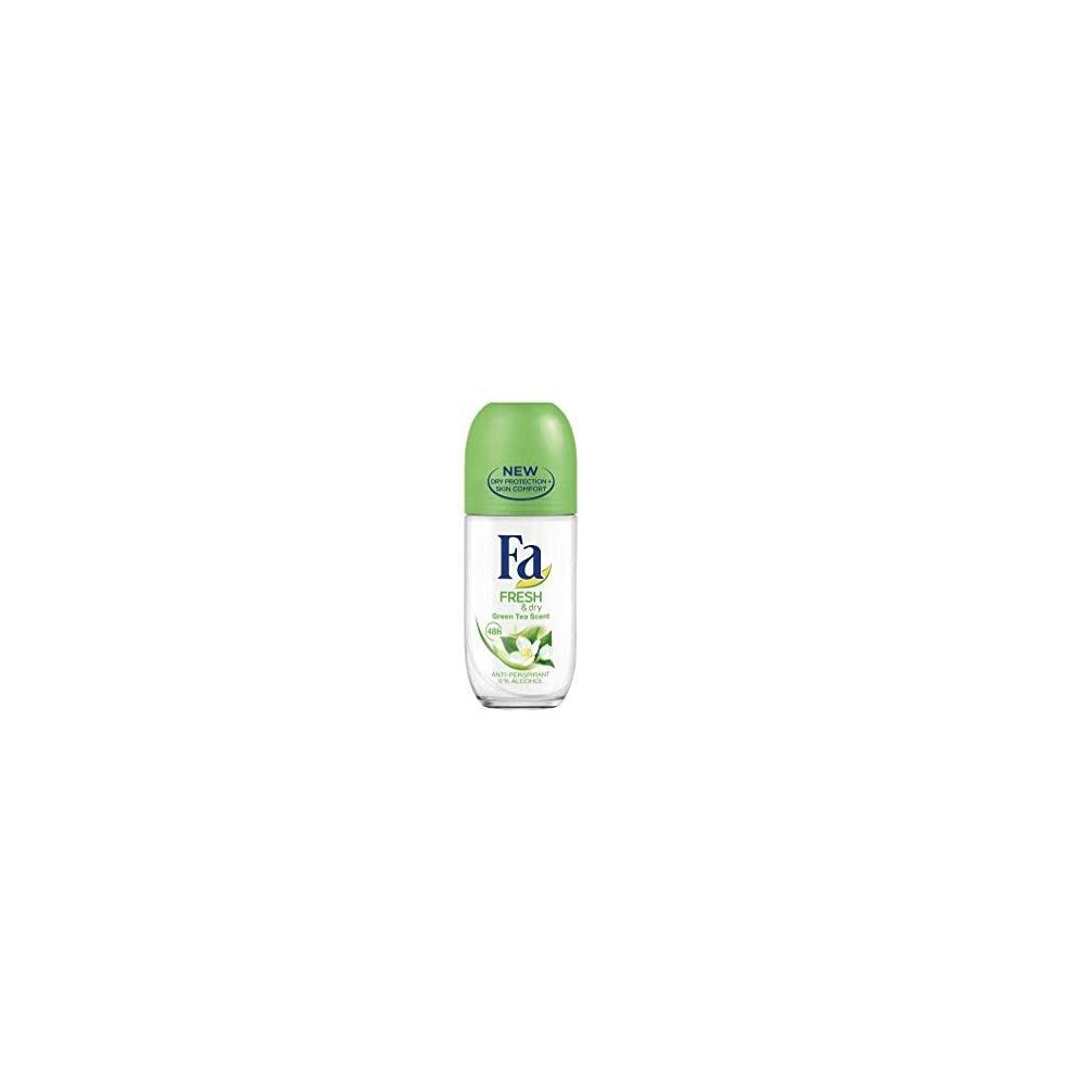 Fa Fresh & Dry Green Tea 48H Roll-On Deodorant Anti-Perspirant 50 Ml / 1.7 Oz By Abercrombie & Fitch