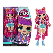 L.O.L. Surprise! OMG House of Surprises Series 2: Roller Chick Fashion Doll - Includes Accessories & Doll Stand (Collectible)