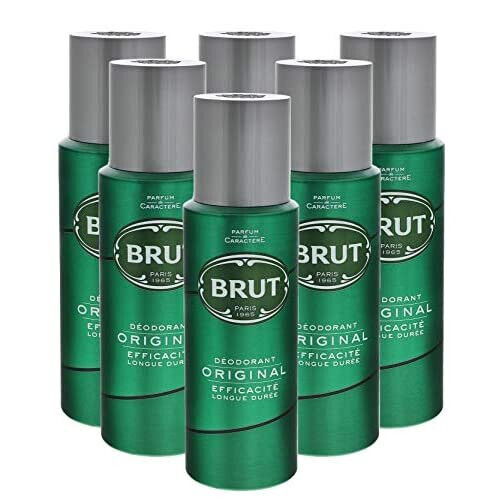 Brut 6 x Brut Deodorant Body Spray 200 ml - Original
