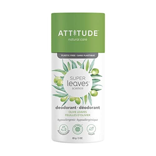 ATTITUDE Deodorant Stick, Plasticfree Waterless, Plant and Mineral