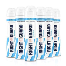 Right Guard Womens Deodorant, Total Defence 5 Invisible Anti-Perspirant Spray, Multipack 6 x 250 ml