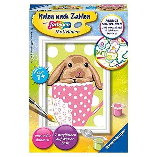 Ravensburger Ravensburger 296903 ""Sweet Lop-Ear Schilderen op Nummer Set