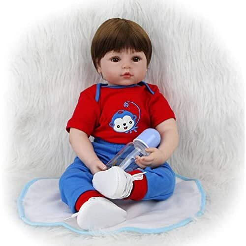 ZIYIUI Lifelike Reborn Dolls 20 inch 50cm Soft Silicone Vinyl Realistic Baby Dolls Boy that Look Real Newborn Reborn Dolls Toddler on OnBuy