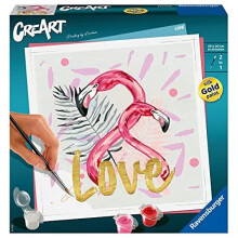 Ravensburger CreArt Love Paint by Numbers for Adults 12 Years Up - Painting Arts and Crafts Set - Home Decor Accessories