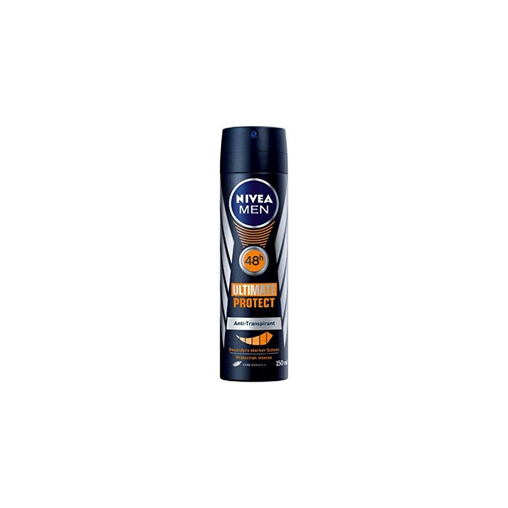 Nivea Men Ultimate Protect deodorant spray, antiperspirant protection, pack of 6 x 150 ml