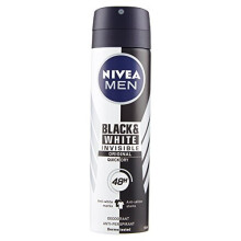 Nivea Men Deodorant Invisible Black & White Spray - 1 Pack - 150 ml