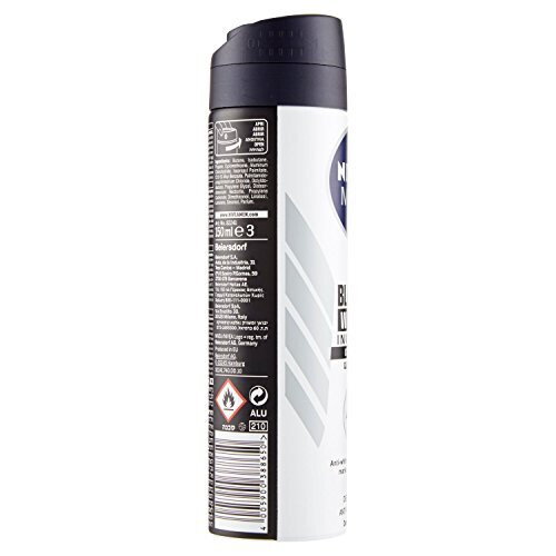 NIVEA Nivea Men Deodorant Invisible Black & White Spray - 1 Pack - 150 ml 1