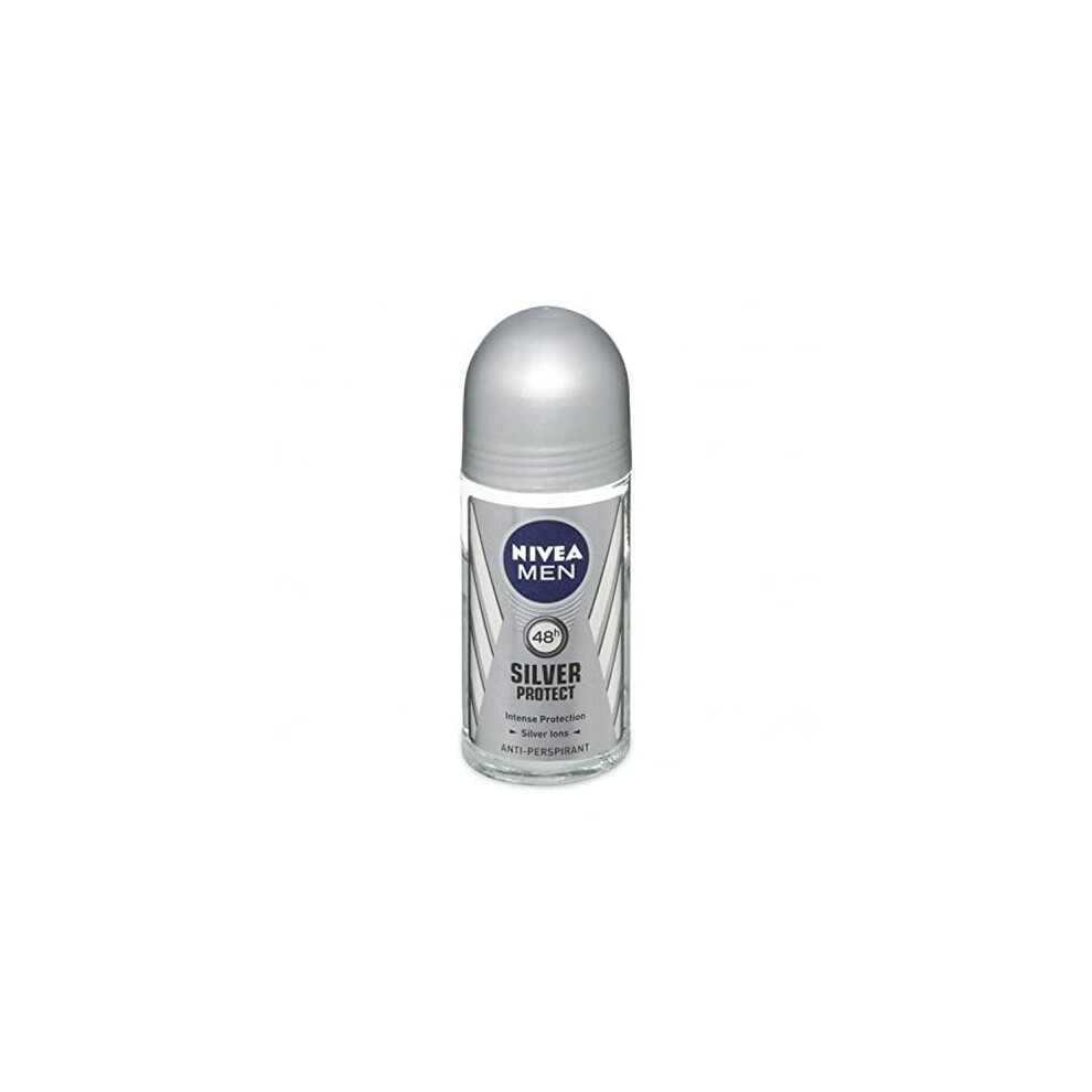 Nivea Men SILVER PROTECT Deodorant Roll-OnÂ Â 50Â Millilitres