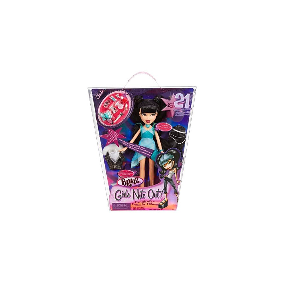 Bratz 21st Birthday Special Edition Fashion Doll - JADE - Includes 2 Fashion Outfits, 2 Pairs of Shoes, Purse, and Glamorous Accessories - F