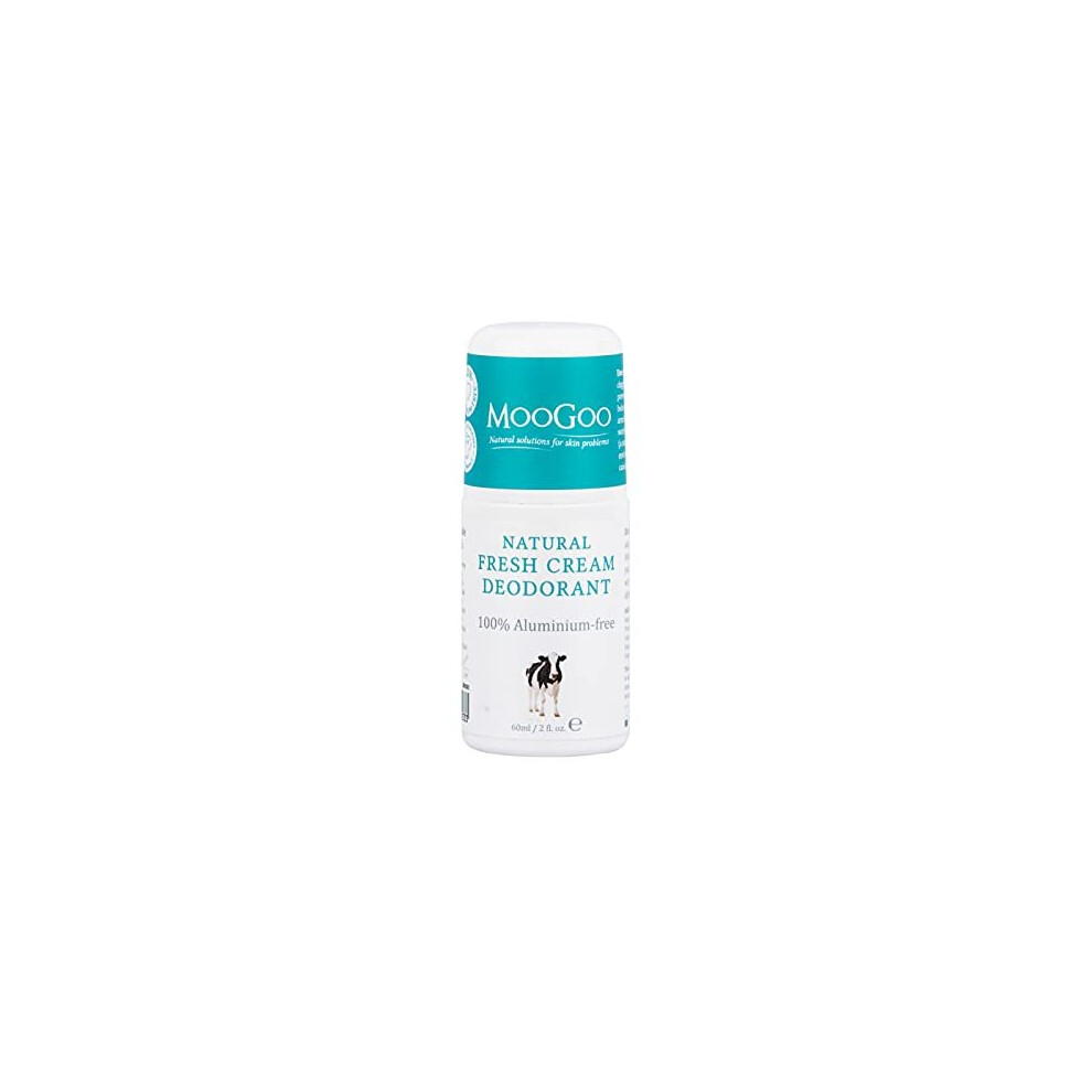 Moogoo - Natural Deodorant - A Non-Irritating Mens And Womens Deodorant - Convenient Roll-On - Aluminum Free, Non-Aerosol, Non-Stinging Form
