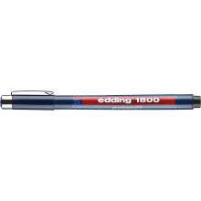 Edding 1800 Profipen Fineliner Drawing Pen - 0.1mm - Black Ink - Single