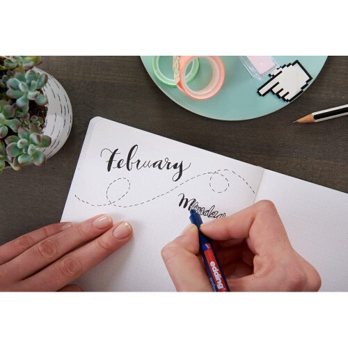 Edding 1800 Profipen Fineliner Drawing Pen - 0.1mm - Red Ink - Single 1