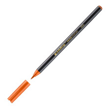 Edding 1340 Artist Brush Felt Fibre Tip Pen - Brush Style Tip - Orange Ink - Single