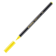 Edding 1340 Artist Brush Felt Fibre Tip Pen - Brush Style Tip - Yellow Ink - Single