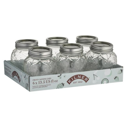 Rayware Rayware  Strawberry Canining Jar, - 6 pack - Pack of 2