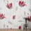 Crown Crown Synergy Floral Red Wallpaper M1718 3