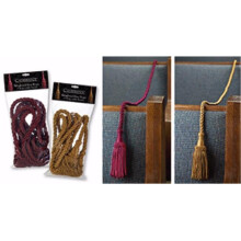 R. J. Toomey 20 ft. Weighted Pew Ropes - Gold