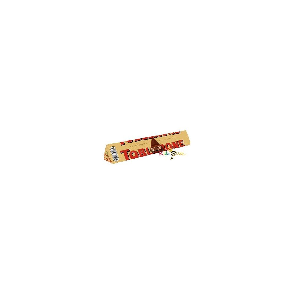 (Pack of 20) Toblerone Swiss Milk Chocolate Bars 100g