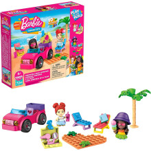 Mega Construx Barbie Convertible Beach Adventure Building Toys for Kids