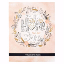 Christian Art Gifts Faith Hope Love Coloring Book
