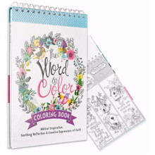Christian Art Gifts Word in Color Adult Coloring Book