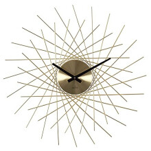 Acctim 'Lohne' Design Spoke Style Metal Wall Clock In Brass Finish 49cm