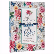 Christian Art Gifts  My Favorite KJV Verses Adult Coloring Book