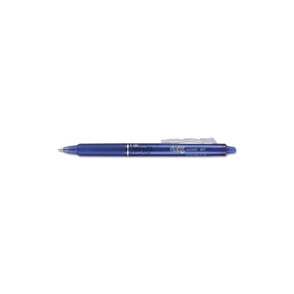 Pilot Corp. Of America  FriXion Clicker Erasable Gel Pen, Blue Ink