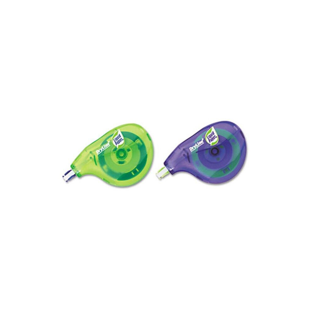 Paper Mate Papermate Dryline Correction Tape Non-Refillable 1/5'' X 472'' 2/Pack