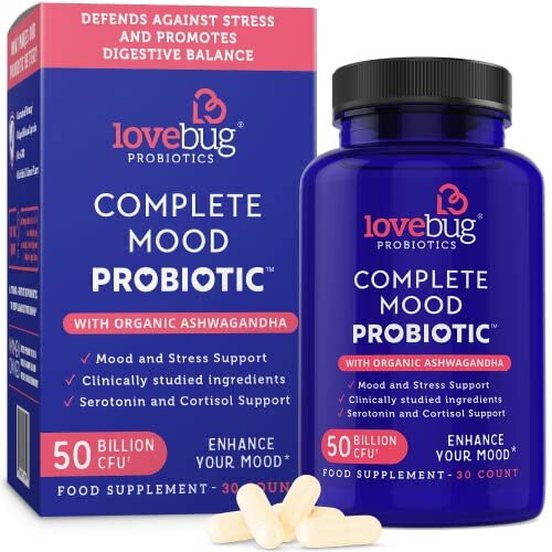 LoveBug Probiotics - Daily Probiotic for Women, 30 Delayed Release ...