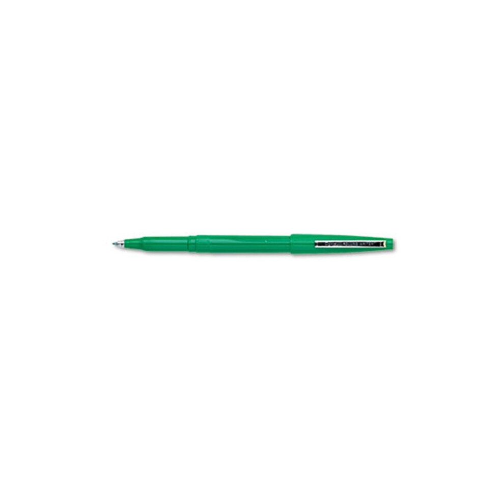 Pentel Rolling Writer Roller Ball Capped Pen Green Ink Medium Dozen
