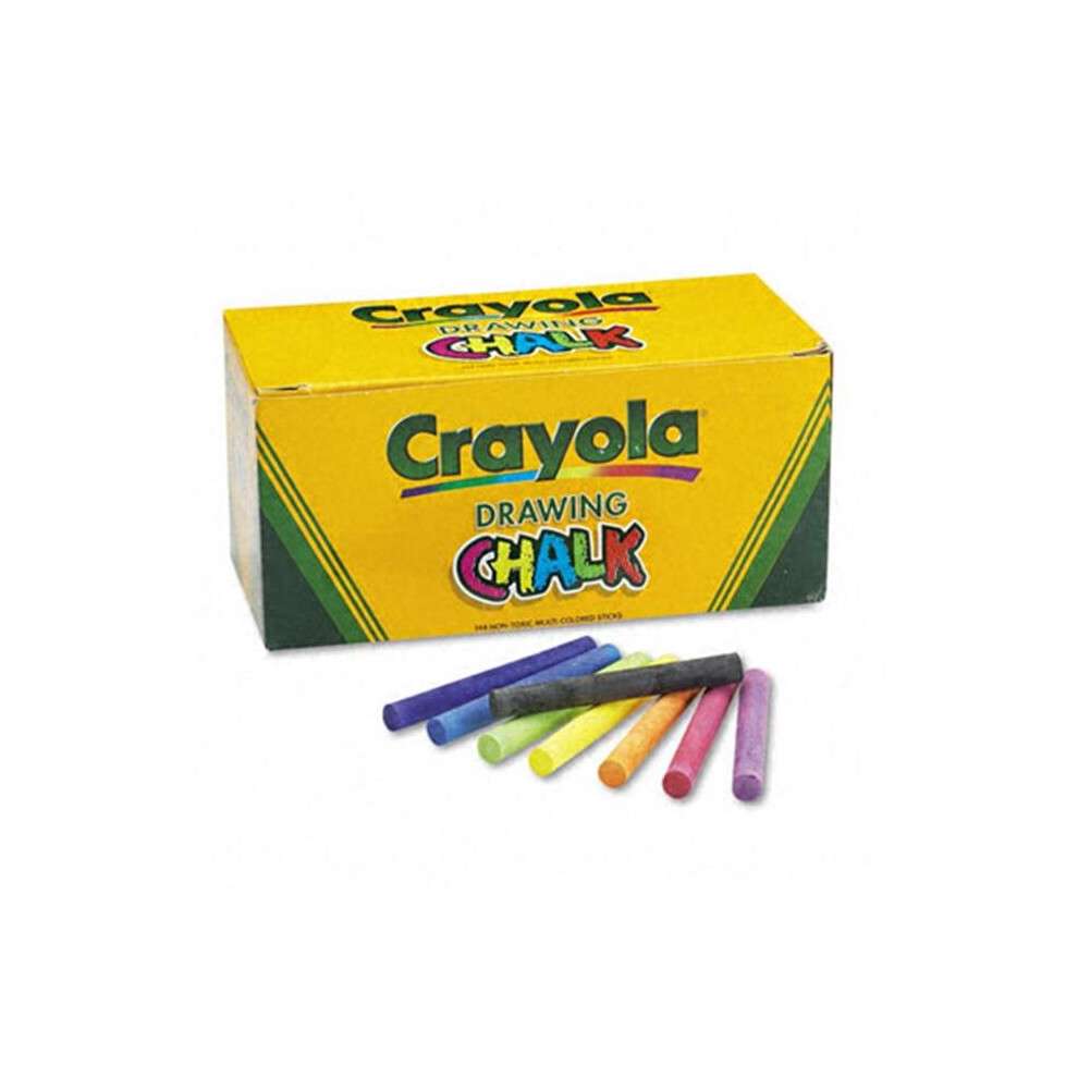 Crayola . Colored Drawing Chalk Six Each Of 24 Assorted Colors 144 Sticks/Set