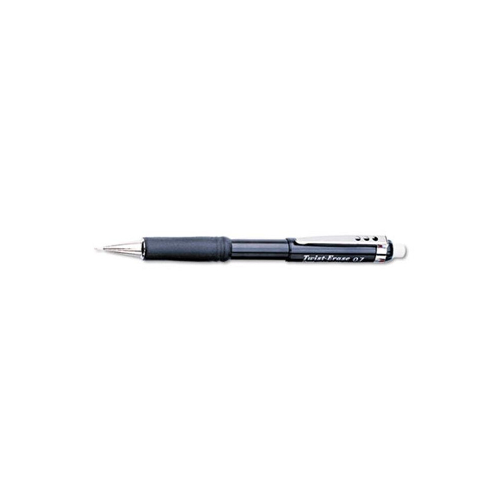 Pentel  Twist-Erase III Mechanical Pencil  0.7 mm  Black Barrel