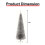AAMEN 2M Silver Pencil Pine Artificial Christmas Tree With Metal Stand 7