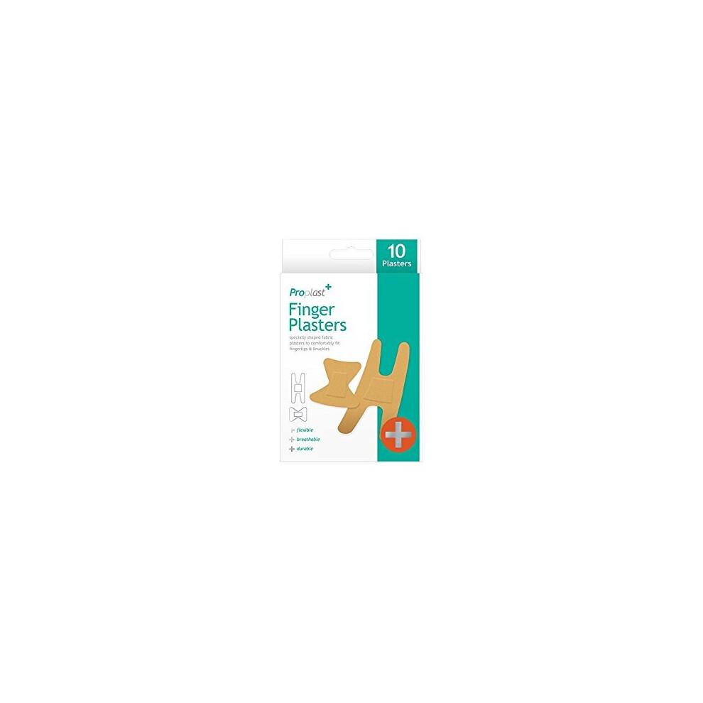 Proplast Finger & Knuckle Plasters, Flexible Material - 10 Pack