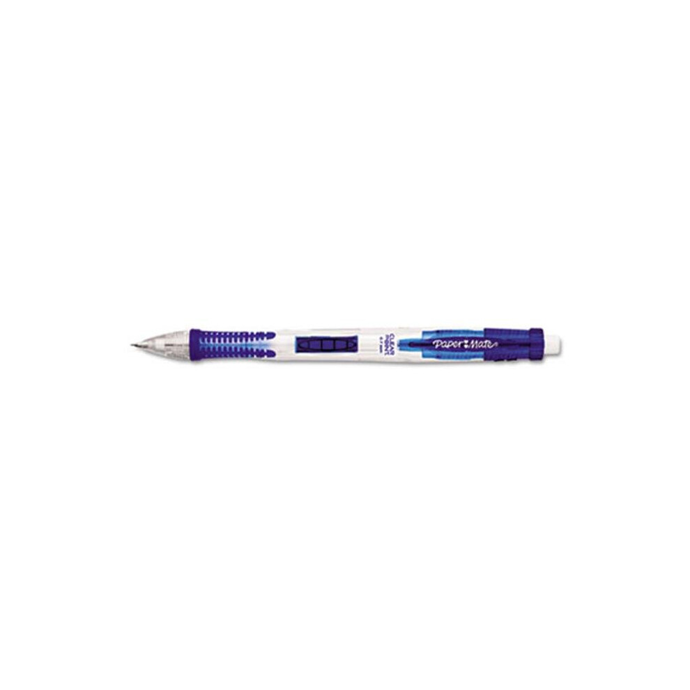 Paper Mate  Clear Point Mechanical Pencil  0.7 mm  Blue Barrel  Refillable