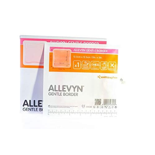 New Allevyn Gentle Border 12.5cm x 12.5cm (10s) 1