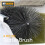 4m Gutter Guard Brush Leaf Protection Filter Clog Removal Down-Pipe Roof Black 4