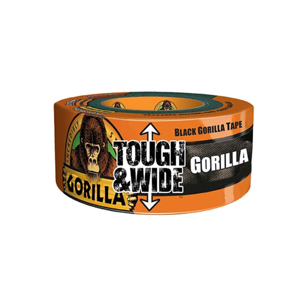 Gorilla Glue  2.88 x 25 Yard Tough-N-Wide Duct Tape, Black