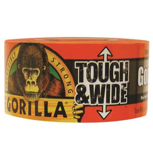 Gorilla Gorilla  3 in. x 30 Yard Black Duct Tape