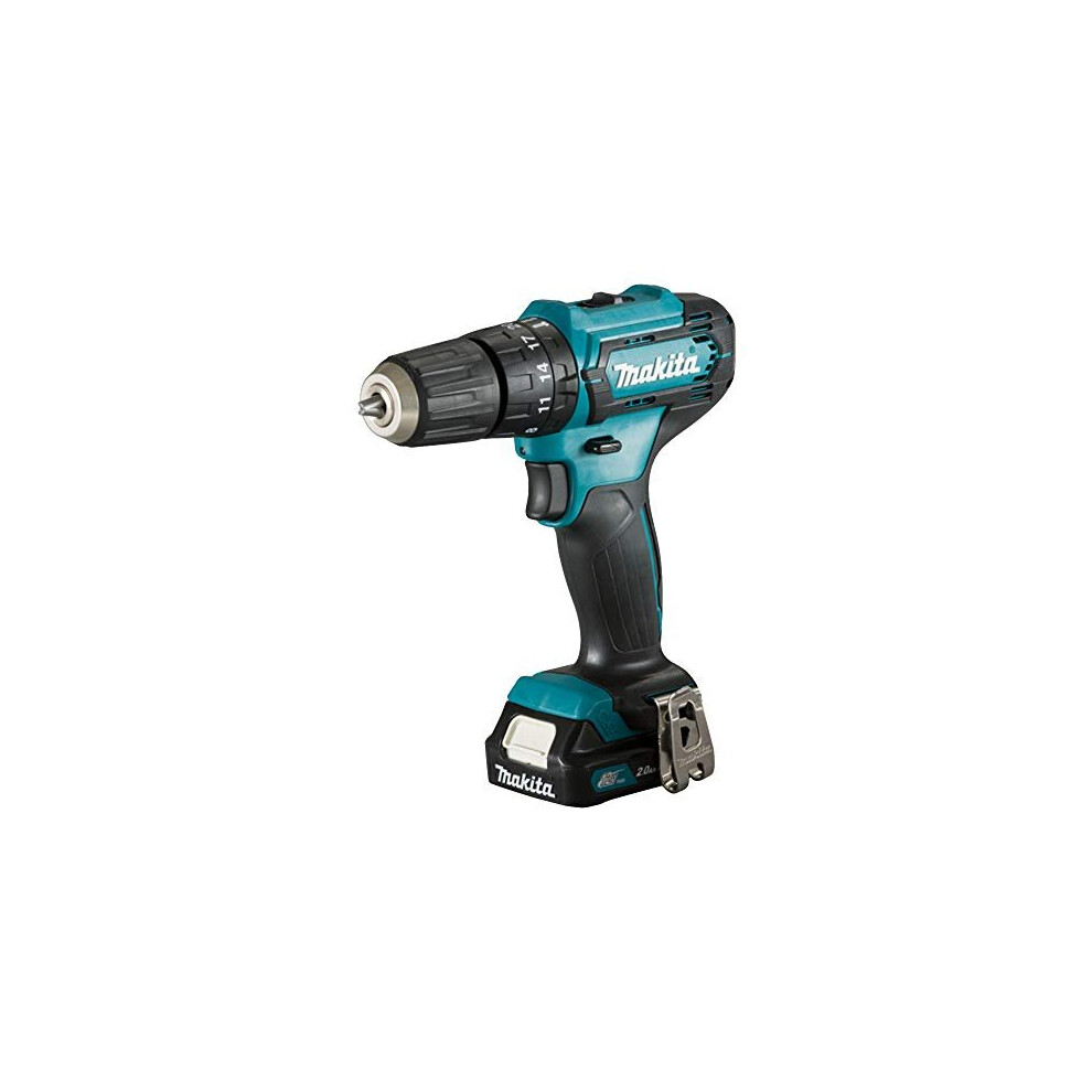 Makita HP333DWAE 12V Max Li-Ion CXT Combi Drill Complete with 2 x 2.0 Ah Li-Ion Batteries and Charger Supplied in A Carry Case